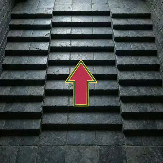 石板楼梯 上楼梯
