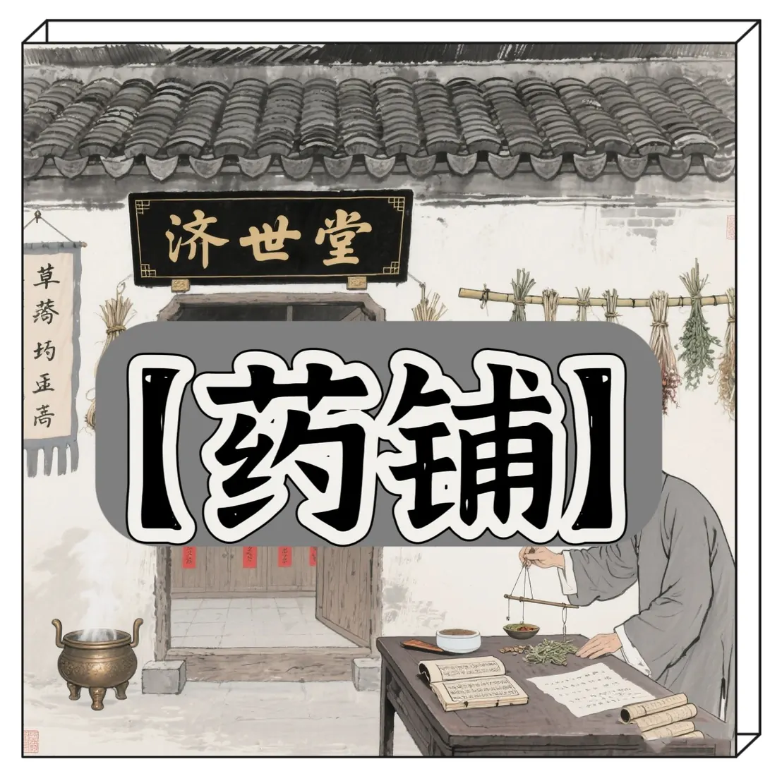 药铺 古风道具